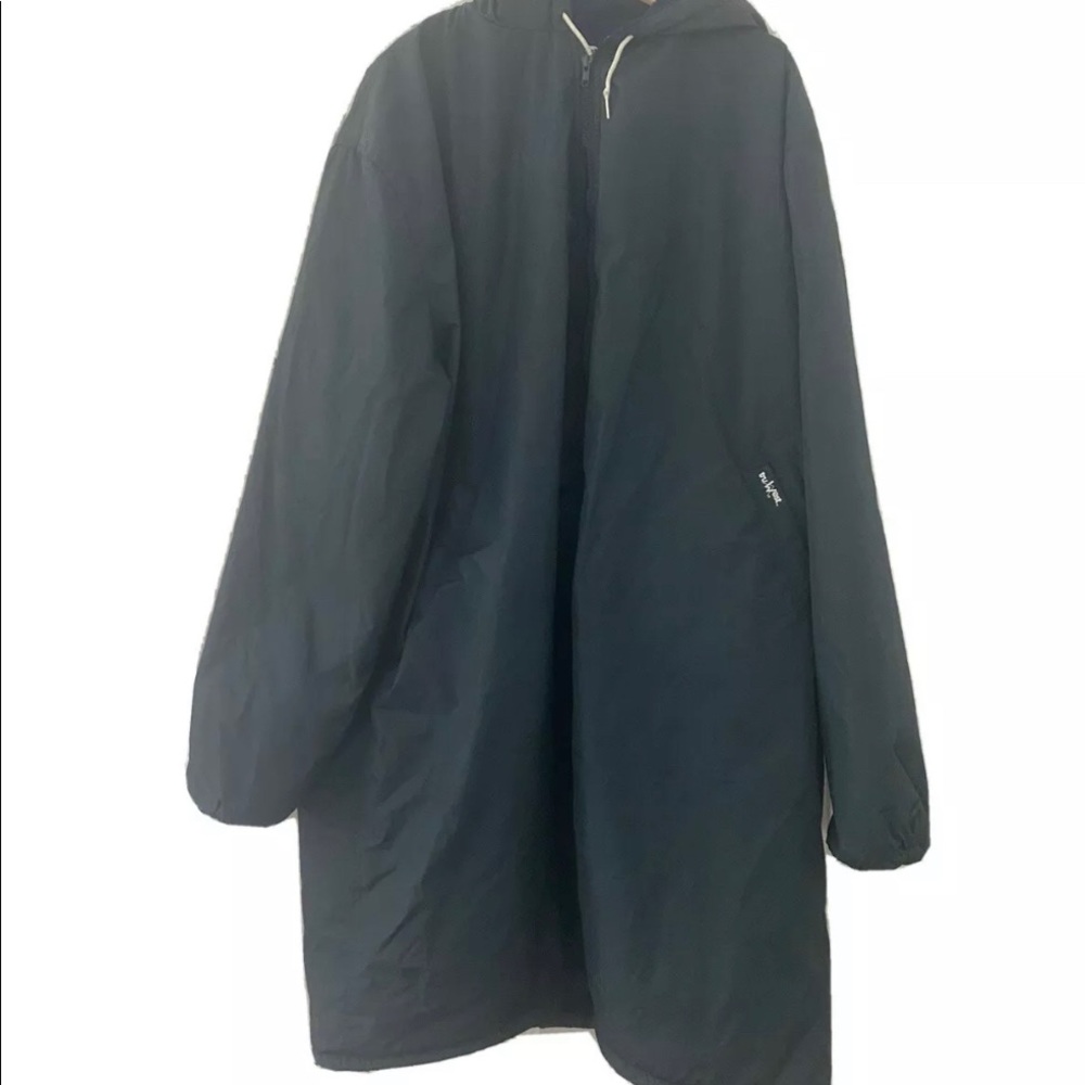 Tru West Black Hooded Fleece Lined Winter Parka Jacket Unisex XXL